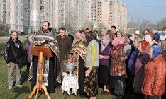 Община УПЦ в Сумах заложила сквер в честь героя АТО, погибшего в Славянске